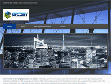Tablet Screenshot of gcsi-usa.com